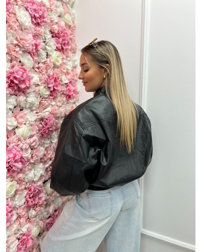 Bomberka ze ściągaczem czarna