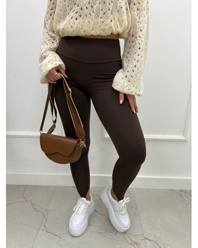 Legginsy szpilka Lady Drama czekoladowe