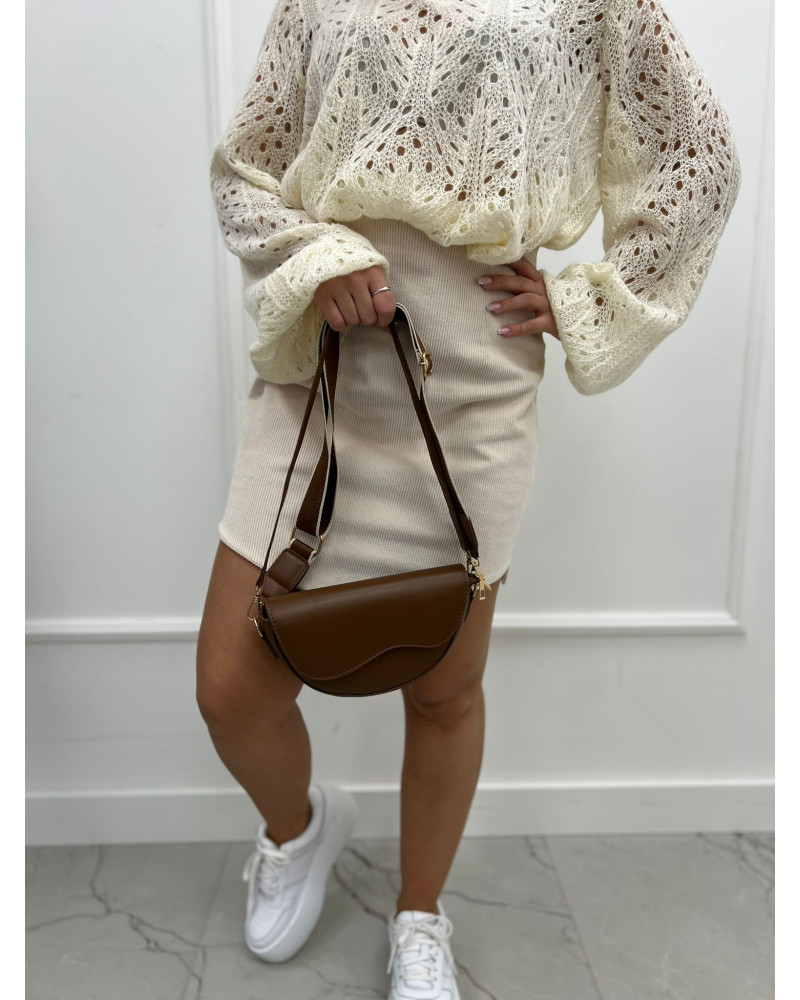 Spódniczka sztruksowa La Milla beżowa