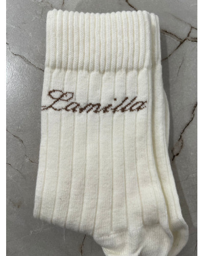 Skarpetki prążkowane La Milla śmietankowe