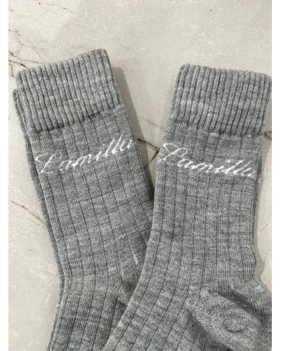 Skarpetki prążkowane La Milla szare