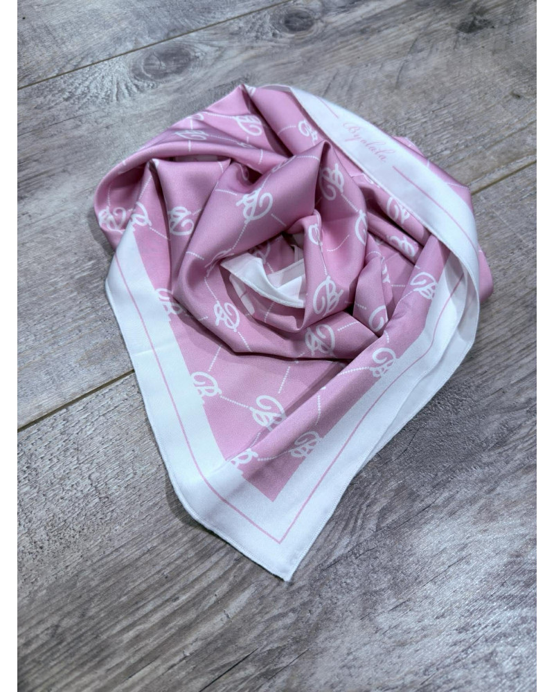 Apaszka duża By o la la...! sugar pink