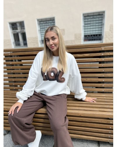 Bluza LOL By o la la...! biała z chocomus
