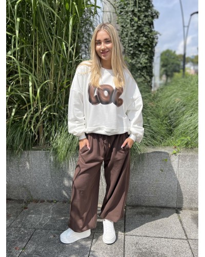 Bluza LOL By o la la...! biała z chocomus