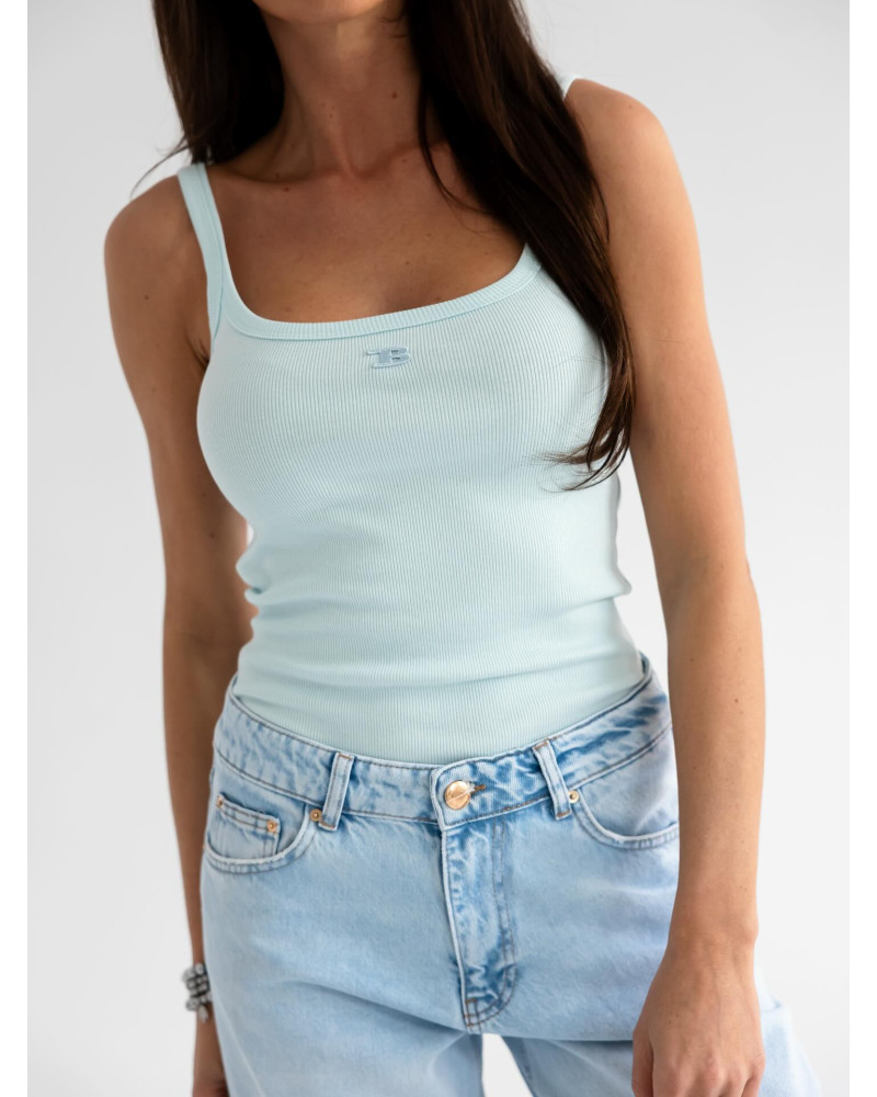Top na ramiączkach By o la la...! blue mint