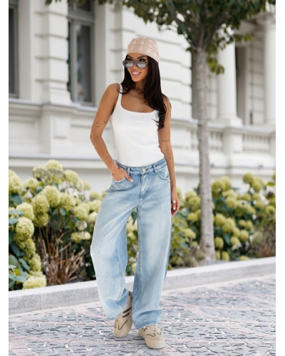 Top na ramiączkach By o la la...! biały