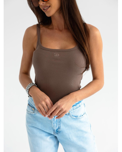 Top na ramiączkach By o la la...! kakao