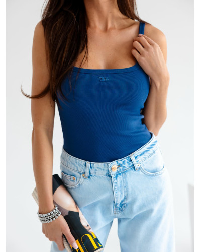 Top na ramiączkach By o la la...! denim