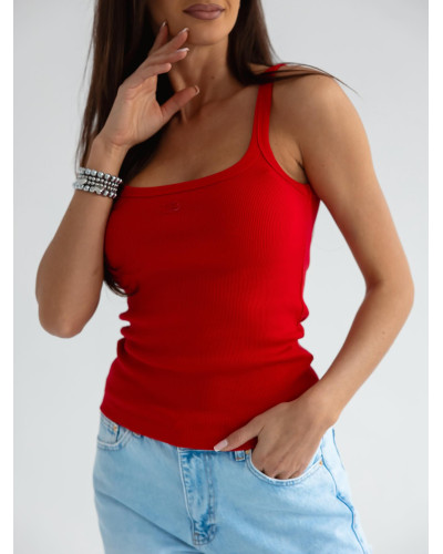 Top na ramiączkach By o la la...! red kiss