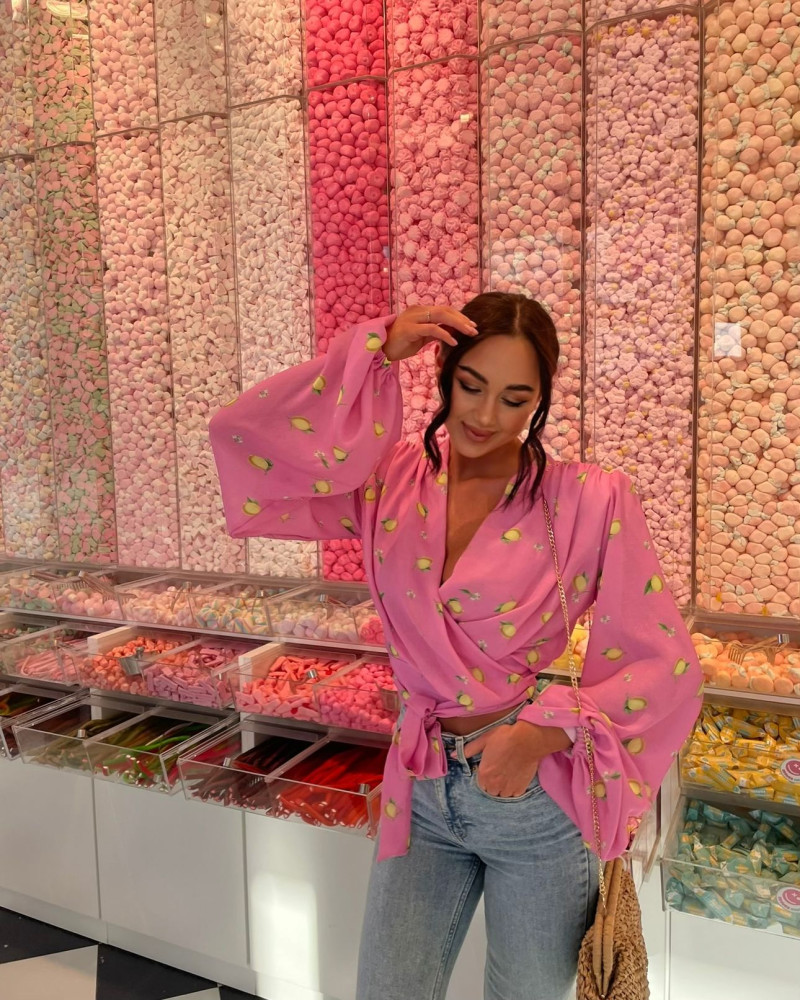 Koszula wiązana w cytrynki La Milla różowa