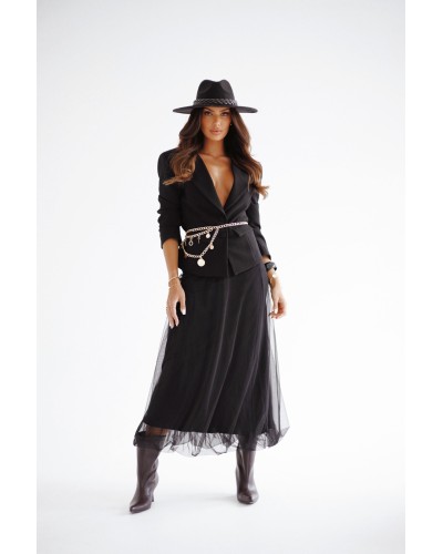 Spódnica tiulowa maxi By o la la...! czarna