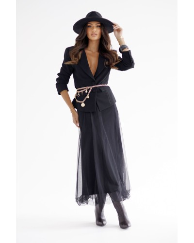 Spódnica tiulowa maxi By o la la...! czarna