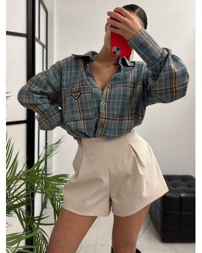 Spodenki materiałowe motylki La Milla jasny beż