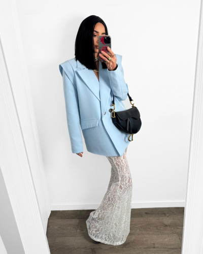 Spodnie koronkowe Nela La Milla śmietankowe