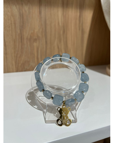 Bransoletka Teddy By o la la...! blue mint