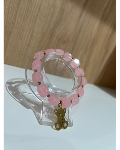 Bransoletka Teddy By o la la...! sugar pink