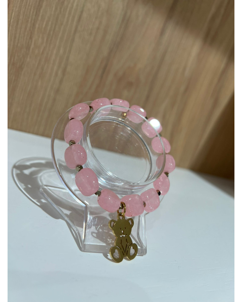 Bransoletka Teddy By o la la...! sugar pink