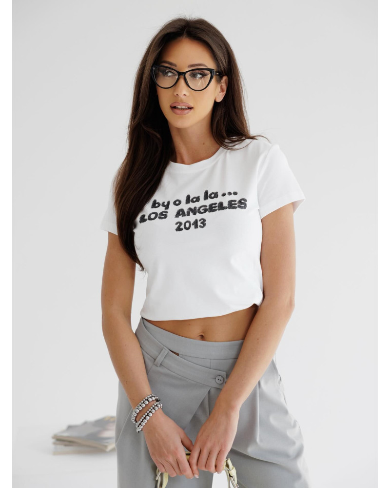 T-shirt Los Angeles By o la la...! czarny