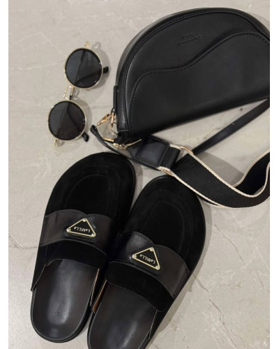 Okulary przeciwsłoneczne Roma czarne