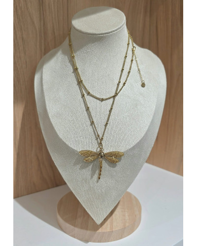 Naszyjnik Ważka By o la la...! złoty