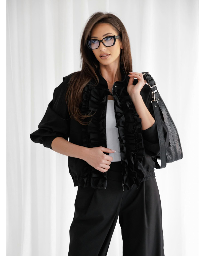 Bomberka z żabotem By o la la...! czarna