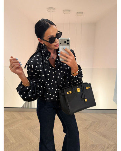 Bomberka w kropki La Milla czarna