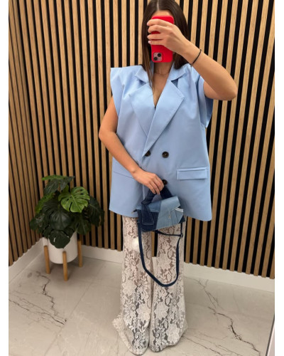 Kamizelka materiałowa La Milla niebieska