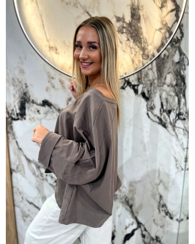 Bluzka nietoperz By o la la...! kakao