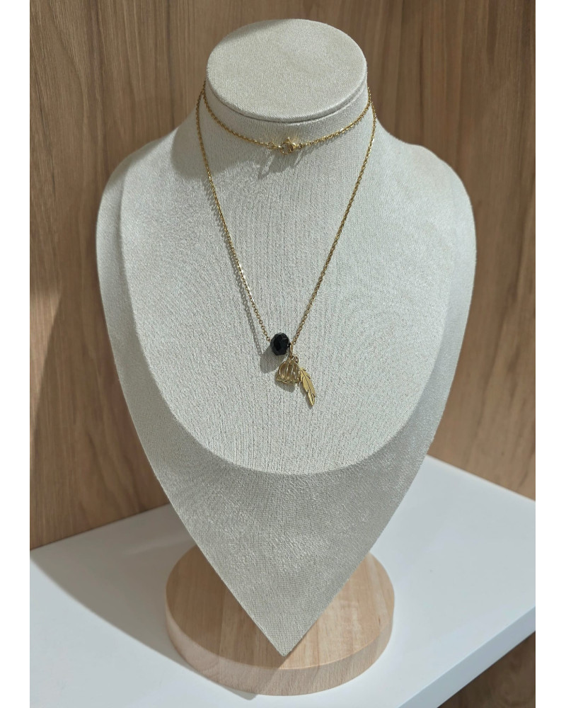 Naszyjnik z pórkiem By o la la...! złoty