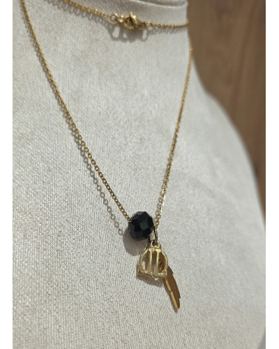 Naszyjnik z pórkiem By o la la...! złoty