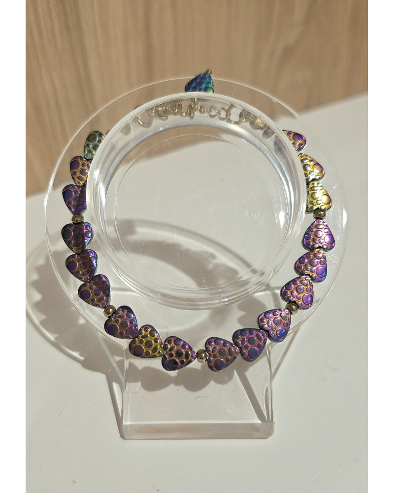 Bransoletka serduszka By o la la...! petrol