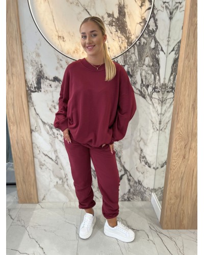 Bluza długa By o la la...! merlot