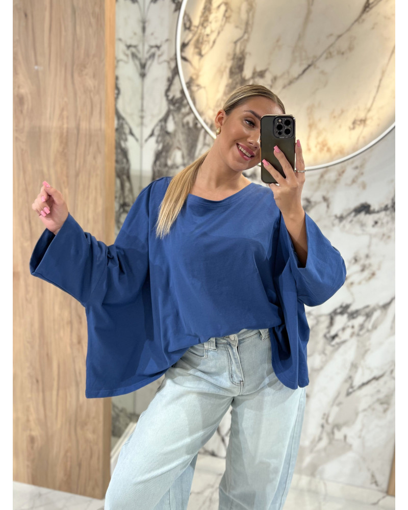 Bluzka nietoperz By o la la...! denim