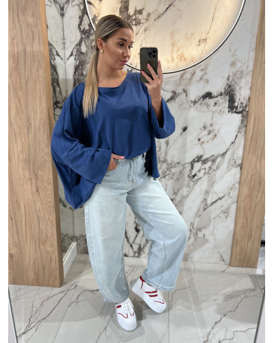 Bluzka nietoperz By o la la...! denim