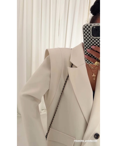 Marynarka wigilia La Milla beżowa