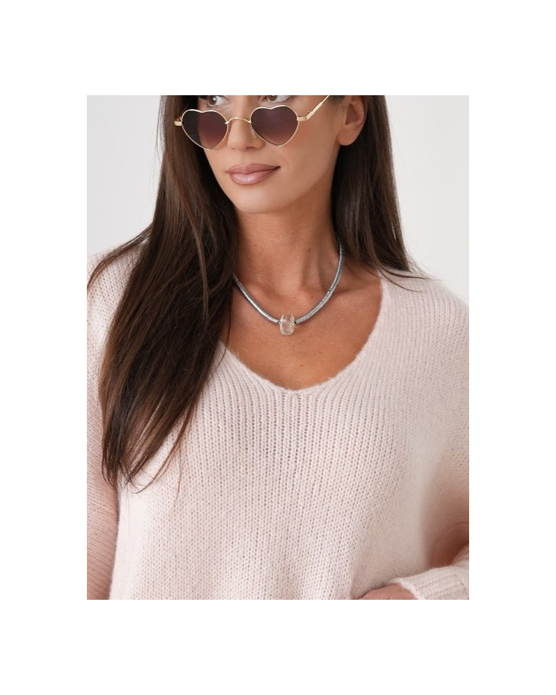 Naszyjnik z kamieniem By o la la...! kryształ górski