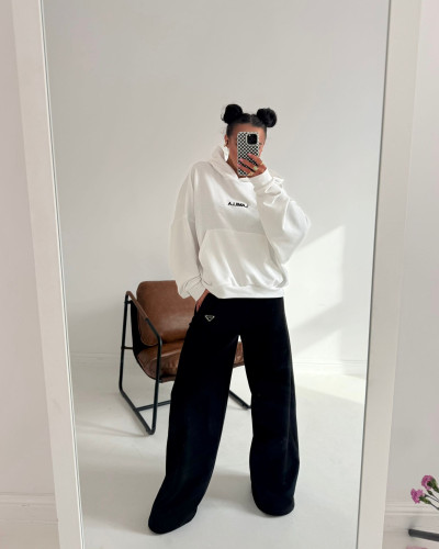 Spodnie dresowe z logo La Milla czarne