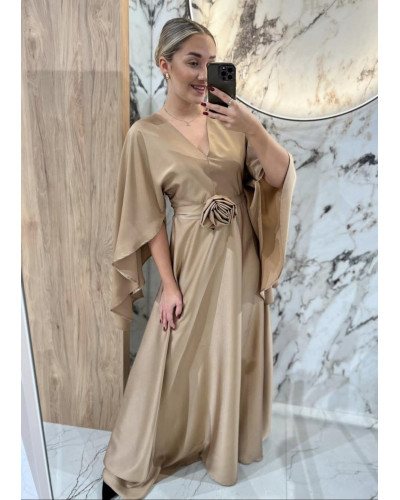 Sukienka Wenecja By o la la...! camelowa