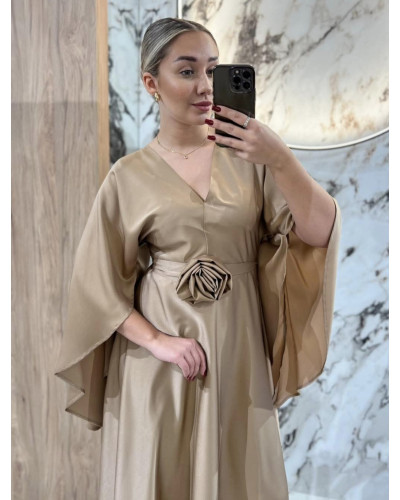 Sukienka Wenecja By o la la...! camelowa