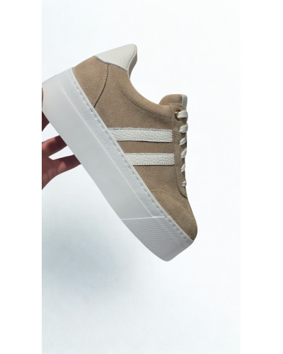 Sneakersy By o la la...! beżowe