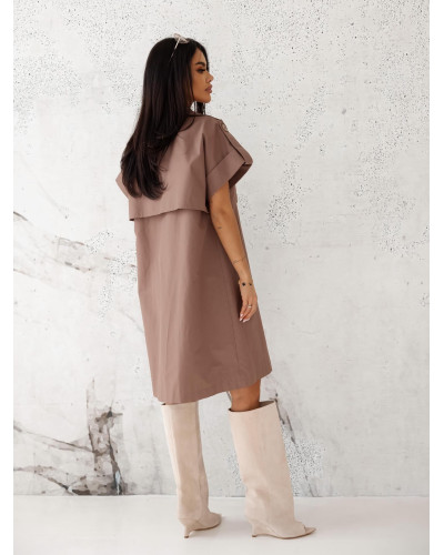 Kamizelka z kwiatem By o la la...! kakao