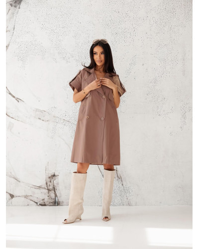 Kamizelka z kwiatem By o la la...! kakao