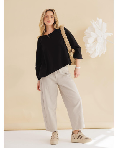 Bluzka nietoperz By o la la...! czarna