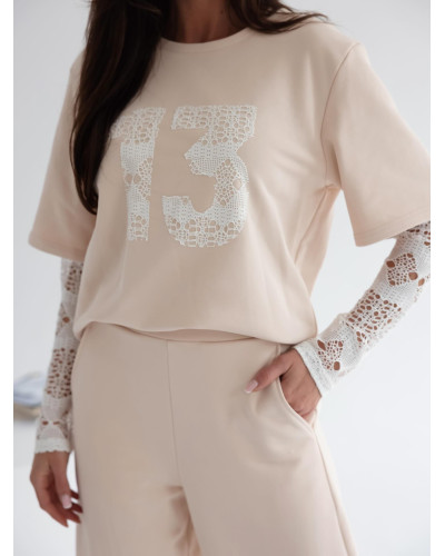 Komplet dresowy 13 By o la la...! nude