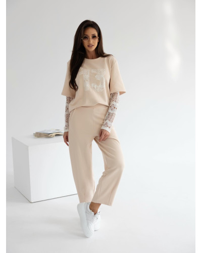 Komplet dresowy 13 By o la la...! nude