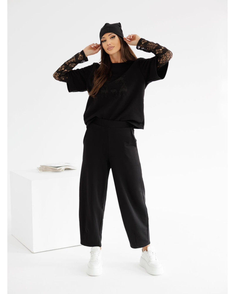 Komplet dresowy 13 By o la la...! czarny