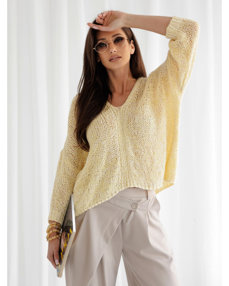 Sweter o luźnym splocie By o la la...! sunshine