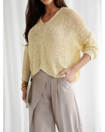 Sweter o luźnym splocie By o la la...! sunshine