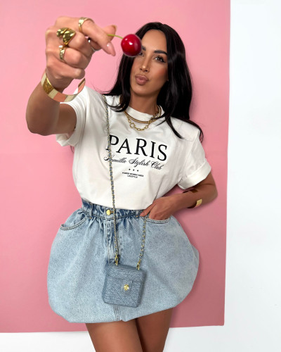 T-shirt La Milla Paris biały