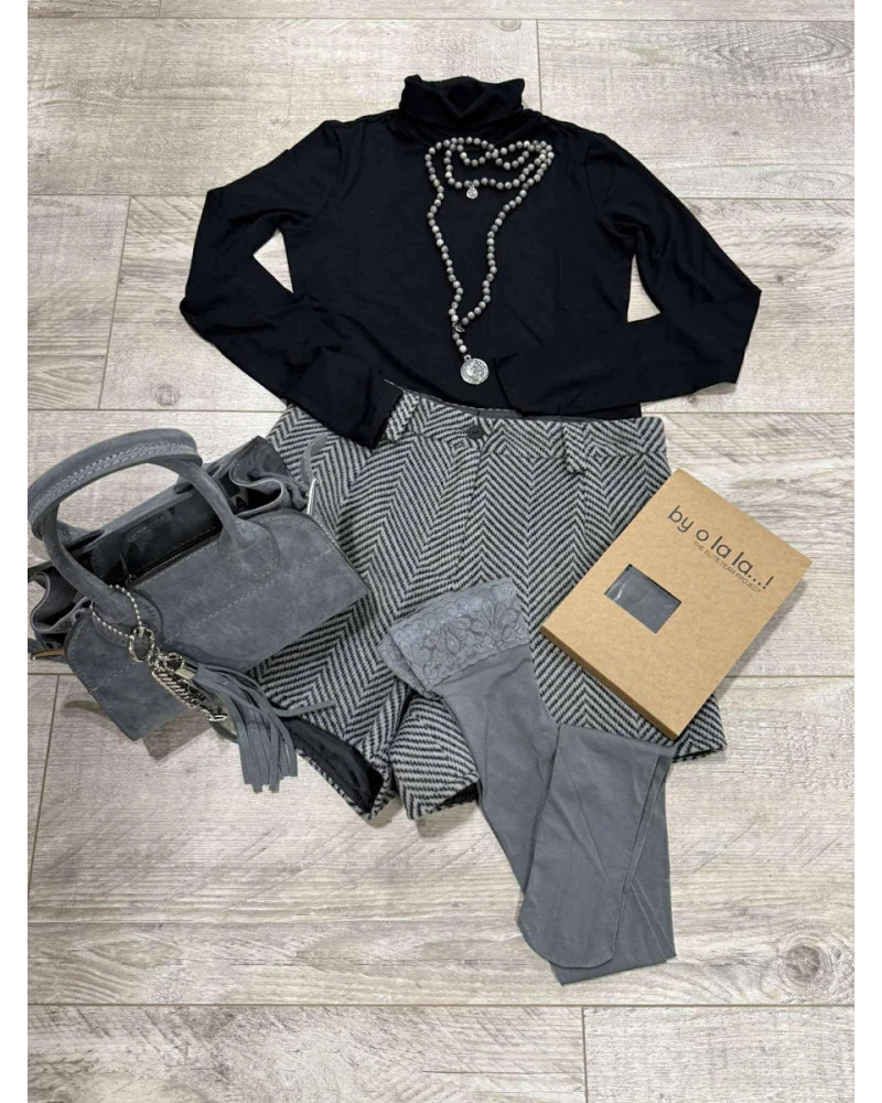 Rajstopy By o la la...! grafitowe